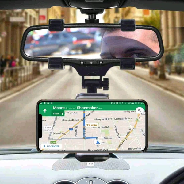 360 Car Rearview Mirror Phone Holder