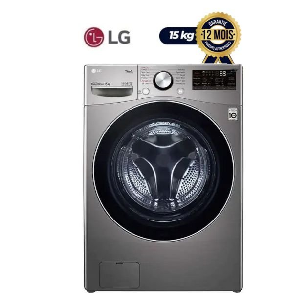 LG F0L9DYP2S 15KG Front Load Washing Machine