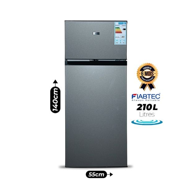 FIABTEC 209L Double Door Refrigerator