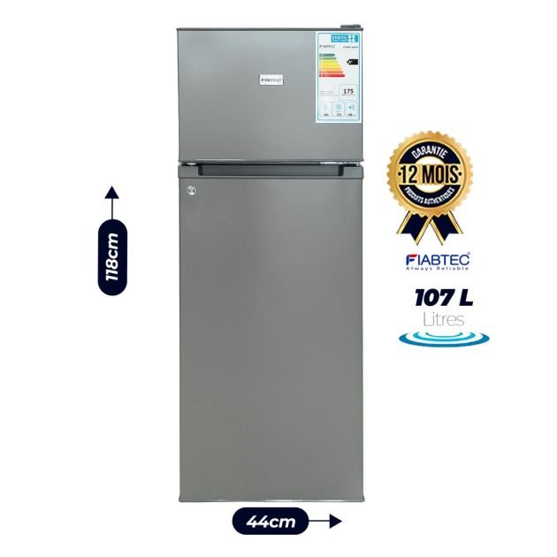 FIABTEC 107L Double Door Refrigerator