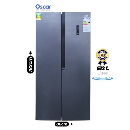 OSCAR American Refrigerator 512L – OSC-R518WF | Double Door, No Frost, A+