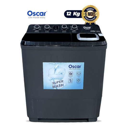 OSCAR Semi-Automatic Washing Machine 12kg – OSC-WM-120SA