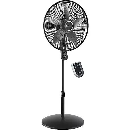 OSCAR 18-Inch Remote-Controlled Pedestal Fan – OSC-EF-18R | Black