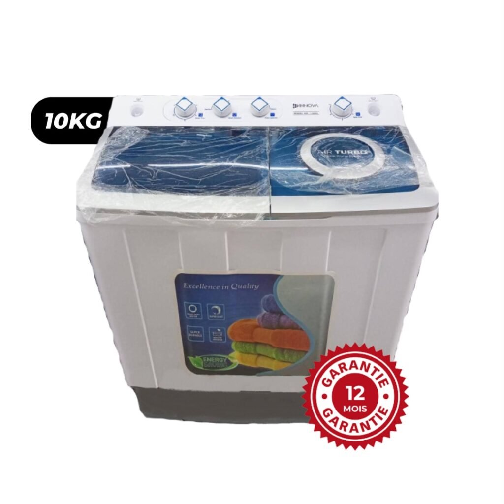 Innova IN-10-WM-KE Semi-Automatic Washing Machine – 10Kg