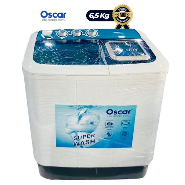 OSCAR Semi-Automatic Washing Machine 6kg – OSC-WM-60SA | White