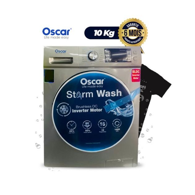 OSCAR Automatic Washing Machine 10kg – OSC-WM-1000A | Front Load
